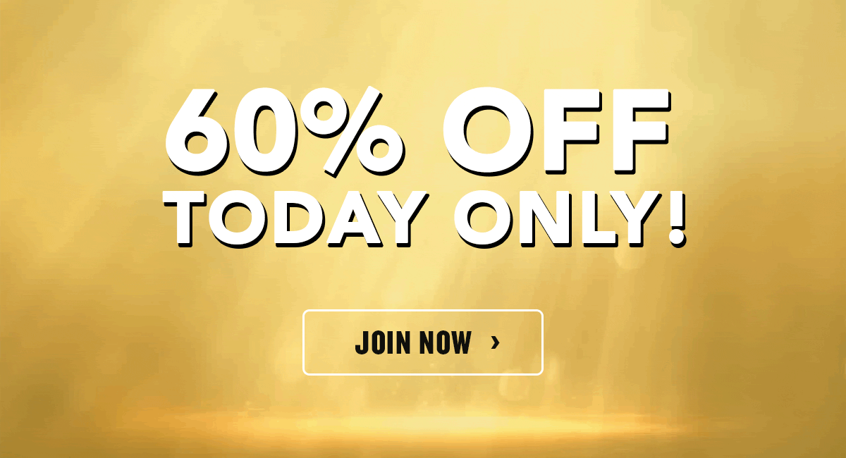 60% Off Today Only!